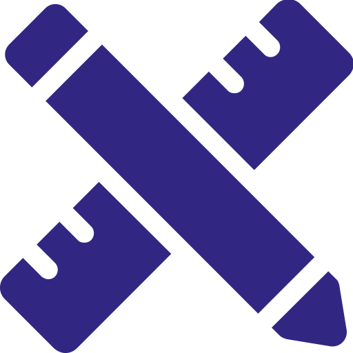 Icon representing designing